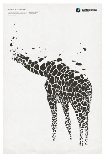 T-shirts design idea #129: STAR GRID POSTERS + SANTAMONICA '10/11 on the Behance Network #giraffe #tshirt
