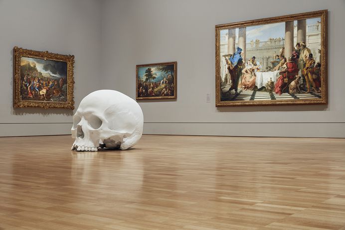 100 Fiberglass and Resin Skulls Fill a Room at the National Gallery of Victoria in Melbourne