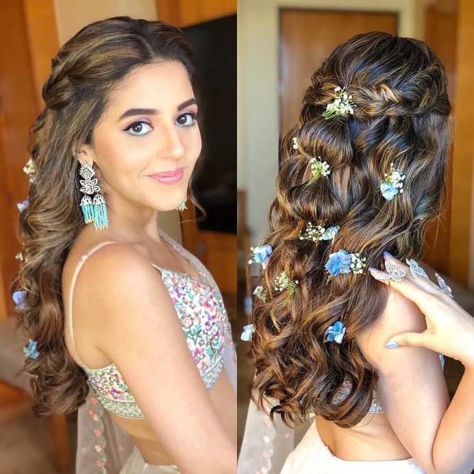 Engagement Indian Hairstyles for Going-To-Be Brides: Don't Miss These All