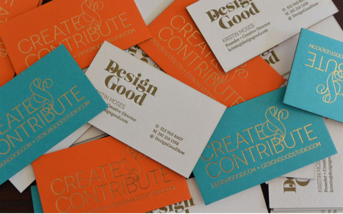 Lead Image #business #branding #print #gold #cards