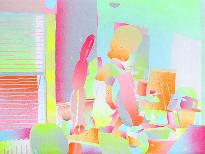 morgan blair, seinfeld, art, painting, color