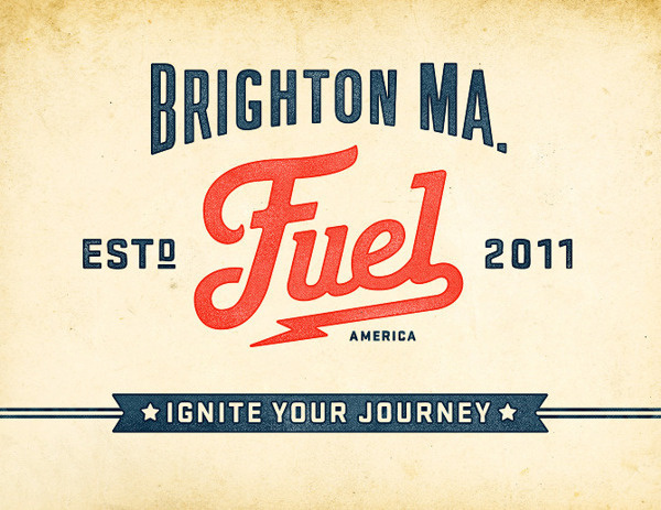 Fuel #lettering #branding #classic #american #identity #diner #typography
