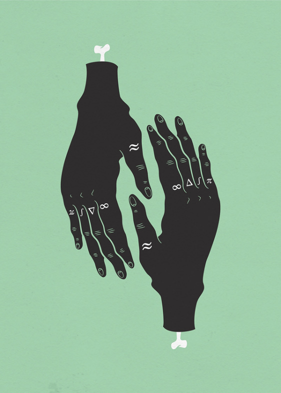 Illustrations Sara Andreasson #skeleton #bone #illustration #hands #drawing