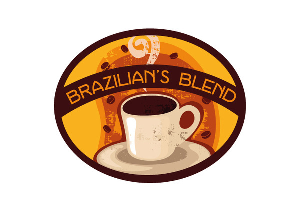 Brazilian's Blend logo #visual #branding #design #graphic #illustration #identity #coffee #logo #brazil