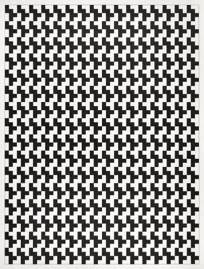 0133 50:50 XV-Tauba-Auerbach-large.jpg (1000×1316) #pattern #geometric #art