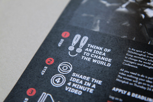 TEDx_02 #font #circle #red #white #kong #alonglongtime #icon #black #poster #and #hong #type