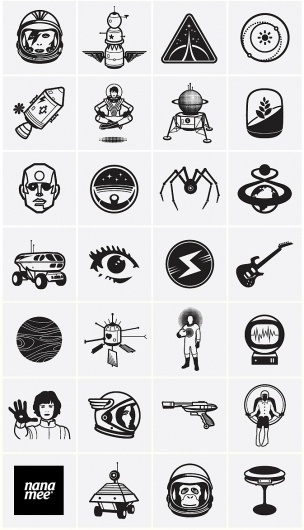Spike Press #icon #illustration #set