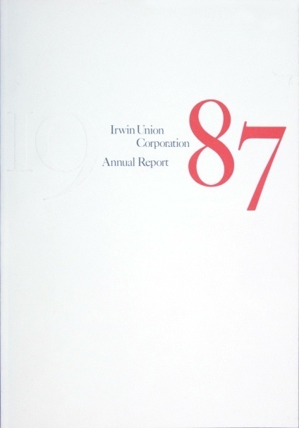 Annual Report 1987 #design