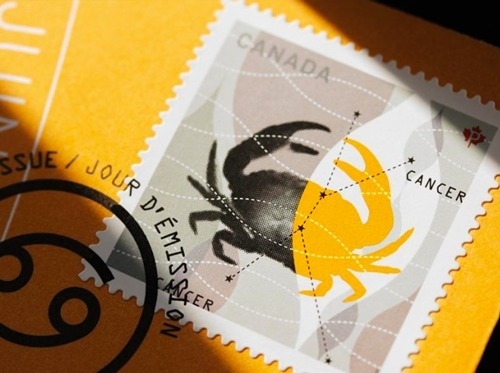 Louis Gagnon #stamp #illustration #crab