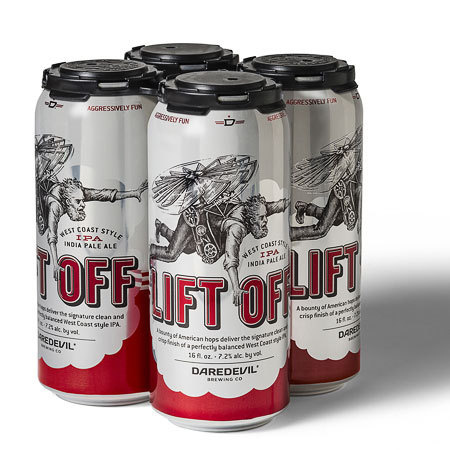 Daredevil Brewing Liftoff Cans #packaging #beer