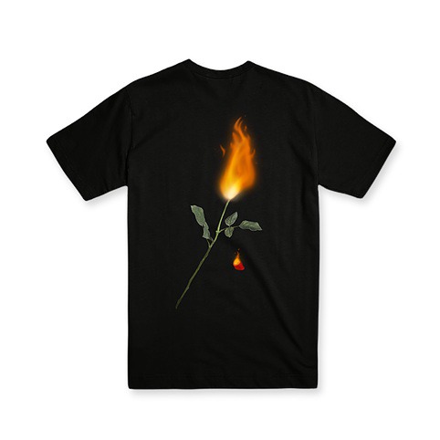 T-shirt Design #T-shirt #tshirt #shirtgraphic #band #vintage #grim #reaper #skull #illustration #rose #fire #emo #punk