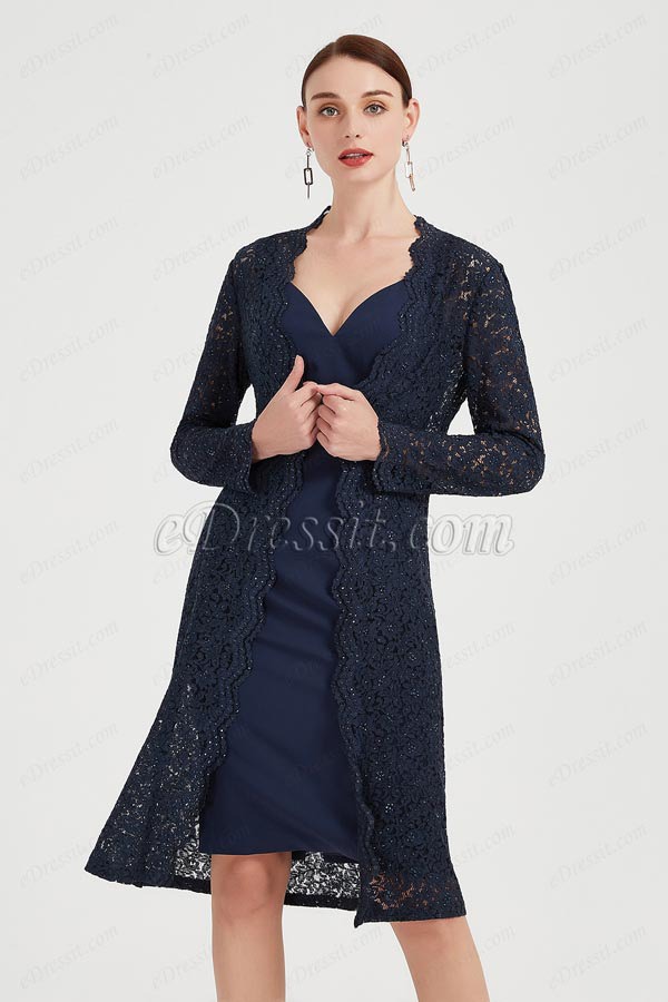 eDressit Unique 2 piece Lace Jacket Cocktail Skirt Fashion Dress (26201205)