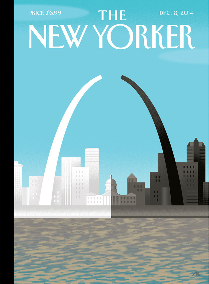 Cover Story: A "Broken Arch" for Ferguson - The New Yorker #illustration #ferguson