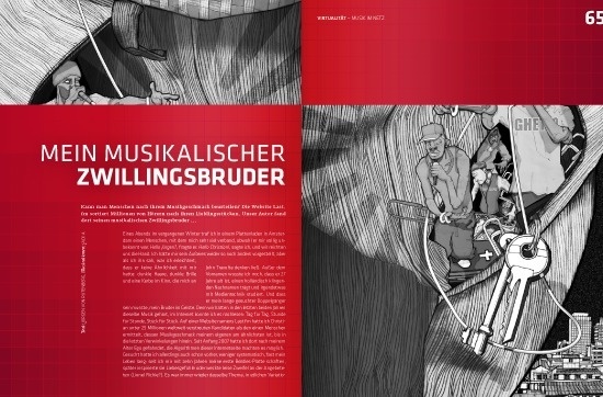 spreaders on Editorial Design Served #red #print #book #clean #spread #minimalist #editorial