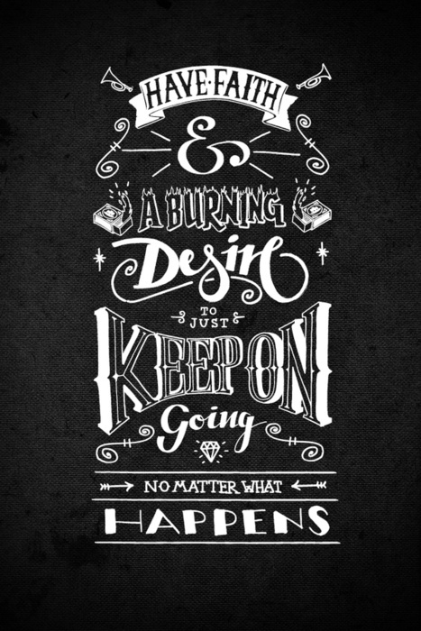 Keep on going #quote #typography