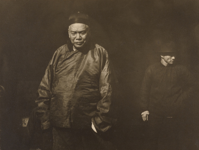Merchant with Bodyguard. #ArnoldGenthe, #19thcentury, #photography