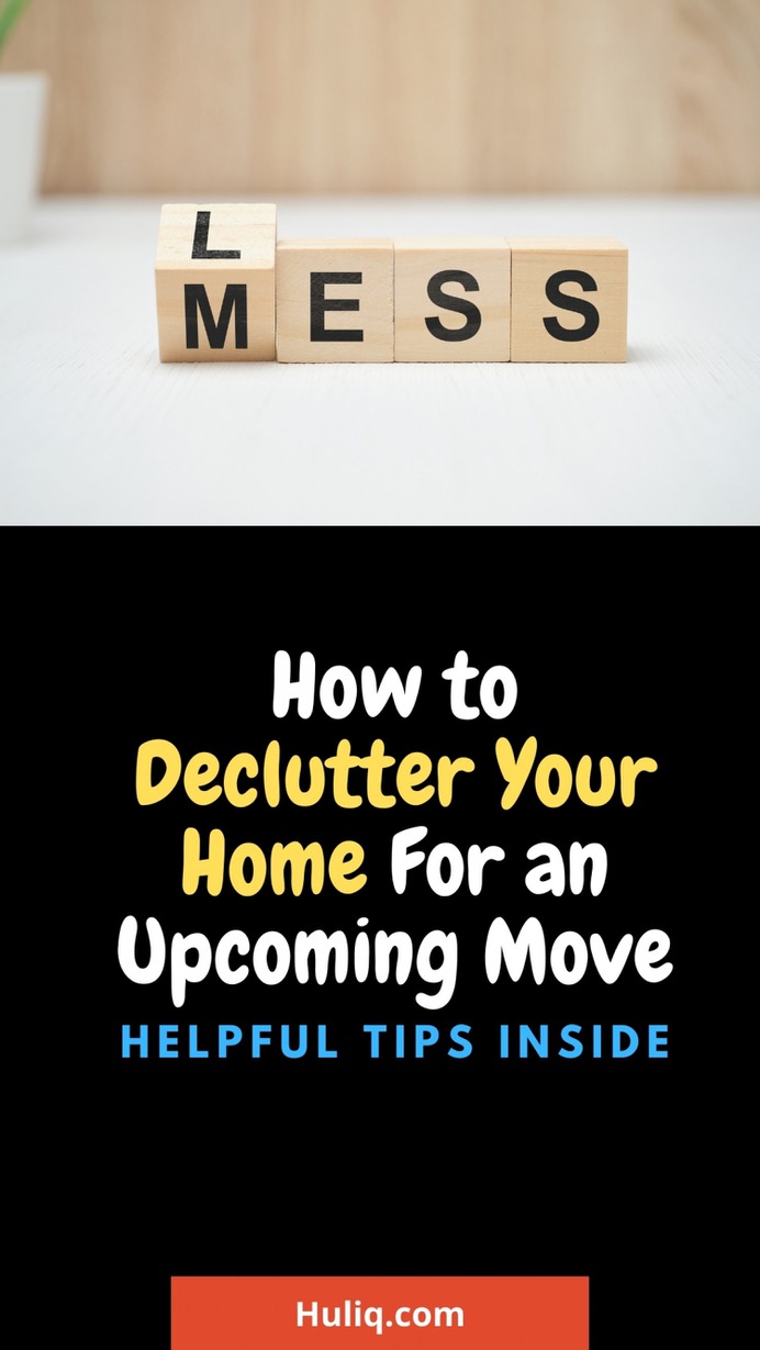 Tips For Decluttering Your House When Moving Infographic