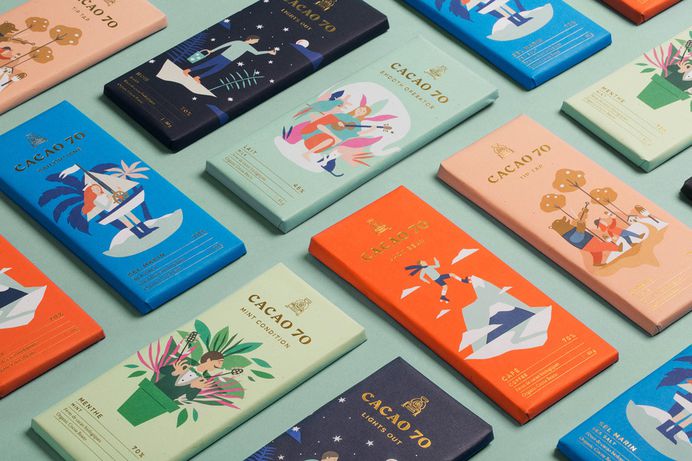 graphic design, chocolate