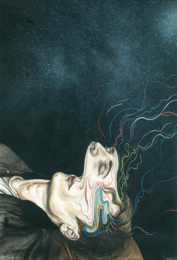 Share The Pleasure #illustration #watercolor #psychadelic