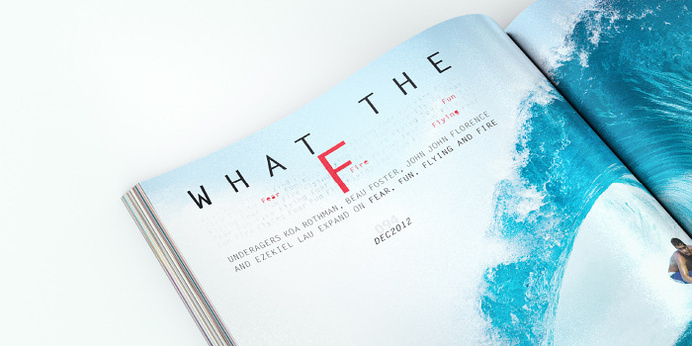 Surfing Magazine Editorial 2012 - Joy Stain #surf #surfing #print #spread #layout #editorial #magazine #typography