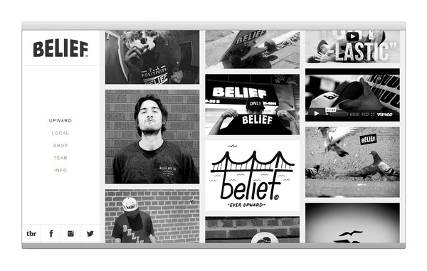 Elevn Co. / Belief Website and Identity #tumblr #responsive #design #minimalism #clean #website #grid #simple #mobile #fluid #wordpress #web #relative