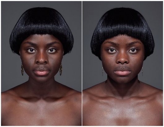 Symmetrical Portraits | Fubiz ™ #portraits #symmetrical