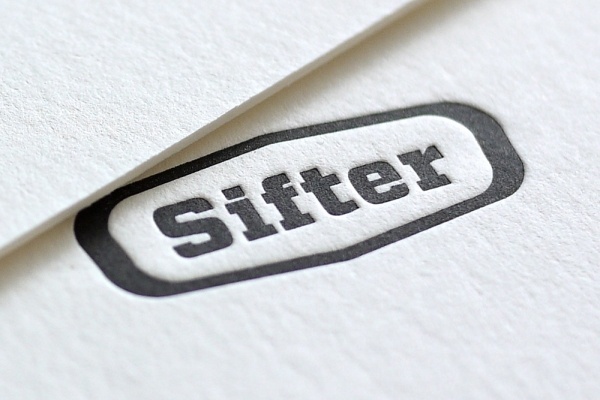 Sifter Letterpress Business Cards Printed By @HobanPress #cards #business