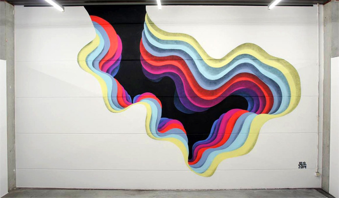 1010-6 #illusion #mural #portal #1010 #colour