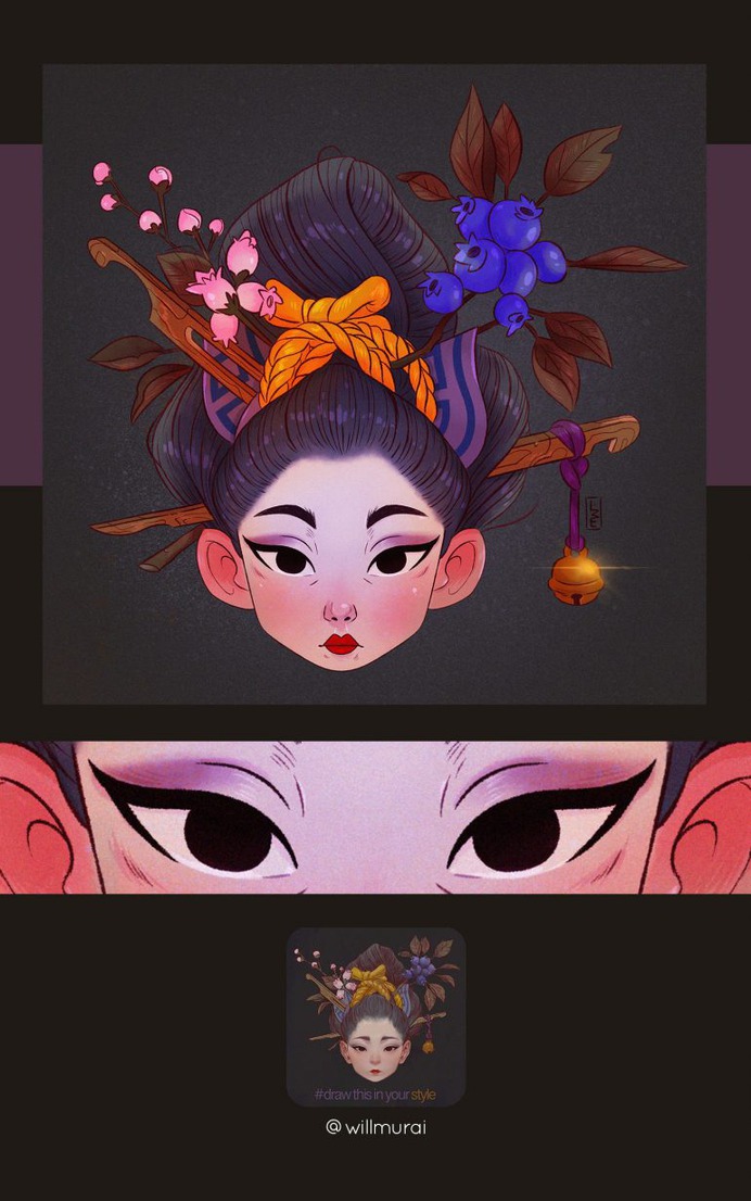 Willmurai – "Draw this in your style"