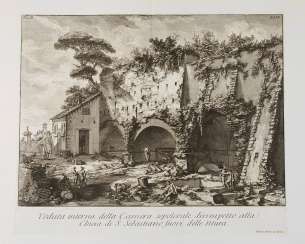 Giovanni Battista Piranesi, Grabkammer beautiful St. Sebastian