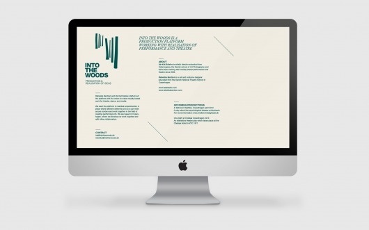 INTO THE WOODS | We are all in this together #woods #web #typography