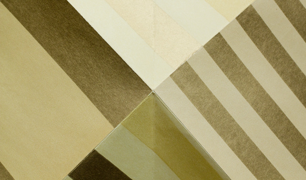 Paper folding #design #graphic #origami #gold #folding #paper