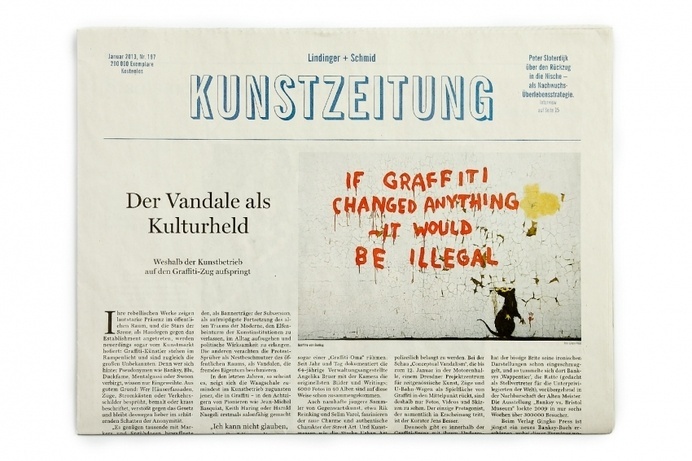Fons Hickmann M23 - Lindinger+Schmid - #newsprint #news #graffiti #print #color #newspaper #texture #grunge #dirty #german