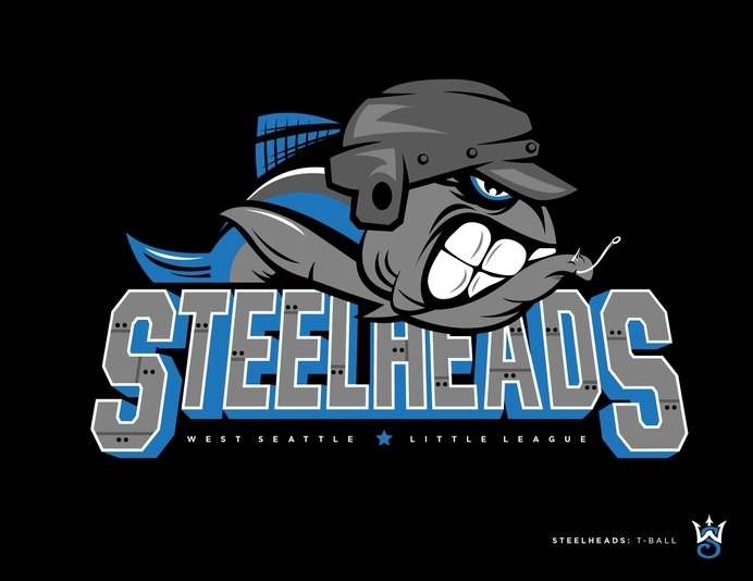 Seattle Steelheads  Sports logo design, Animal logo, Sports graphics