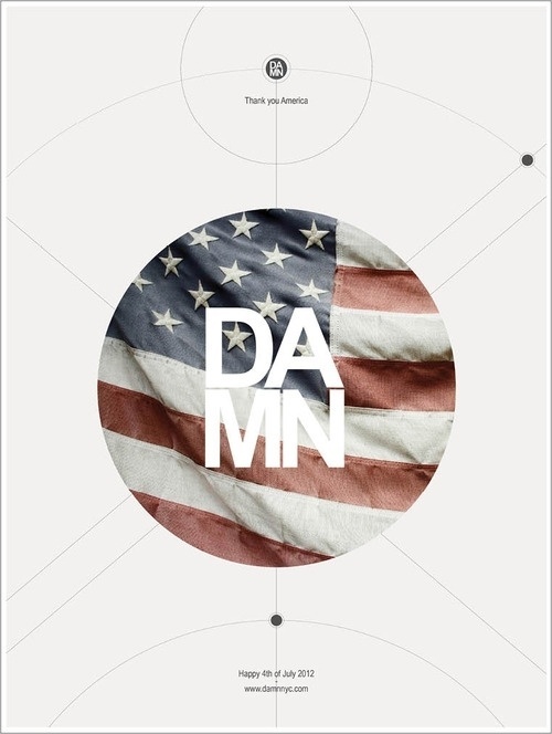 damn nyc - pictures #america #damnnyc #damn #design #graphic #july #independance #nyc #4th #poster #day #usa