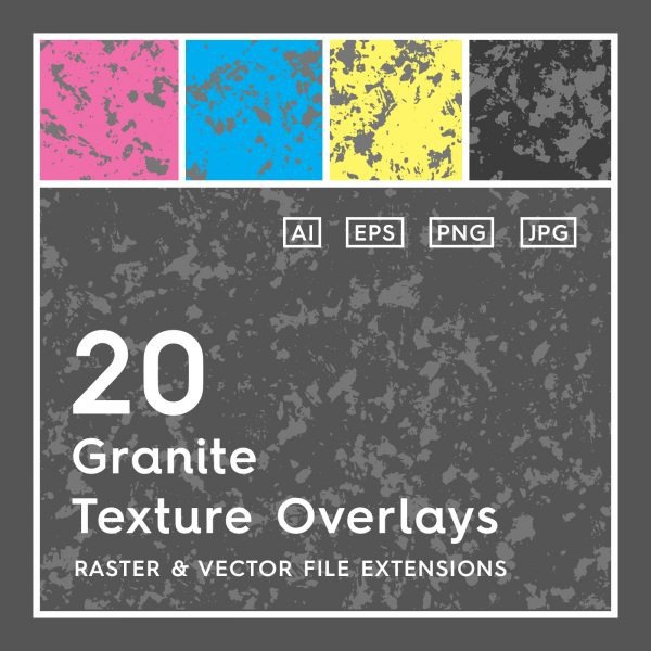 20 Granite Vector Texture Overlays #granite #granitetextures #vectortextures #granitevector #vectorgranite #textures