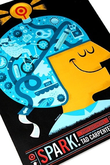 Target Spark Series Poster blog tad carpenter #illustration #target #tad #poster #carpenter
