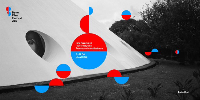 Beton Film Festival by Polish design studio UVMW #Le Corbusier #UVMW #Beton #Polish