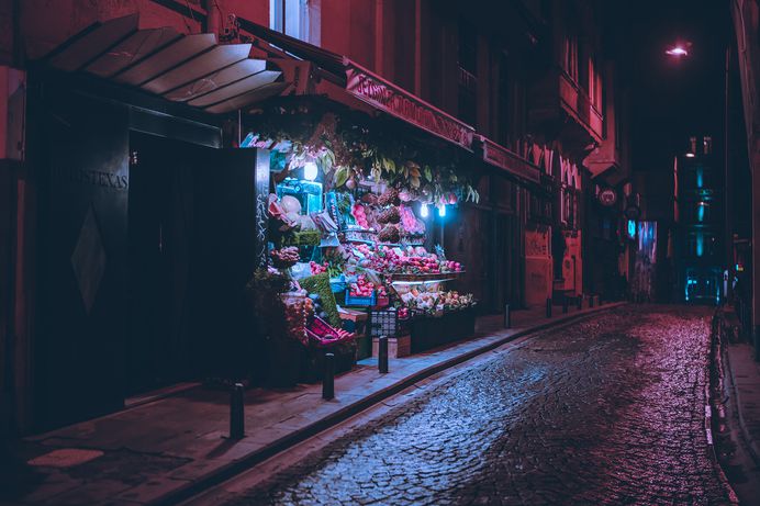 Nighttime City Scenes Bathed in Neon by Photographer Elsa Bleda | Colossal