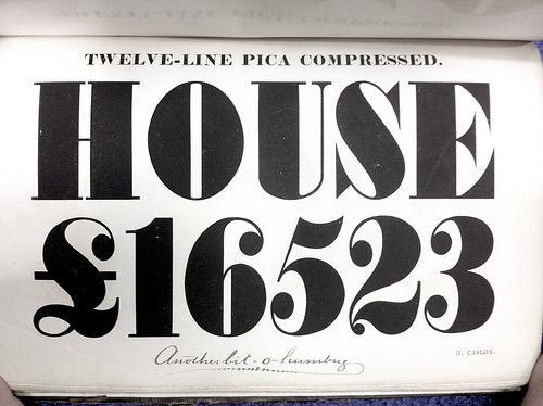 HOUSE £16523 / Another bit o humbug by Nick Sherman #typography