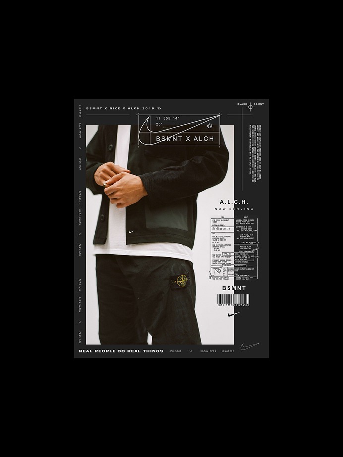 Print - NIKE x BSMNT x ALCH on Behance