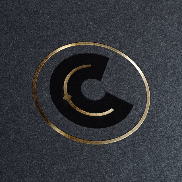 C logomark #logo #initial #c #foil