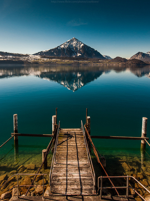 CJWHO ™ (THUN by CoolBieRe Lake Thun (German: Thunersee)...) #photography #switzerland #landscape #lake #view #amazing #thun