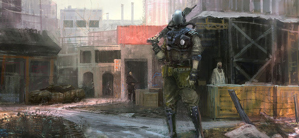 Hunter standing #urban