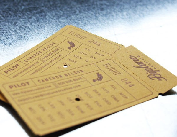 Biplane Creative Business Card #card #business