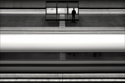 Kai Ziehl | PHOTODONUTS PHOTOGRAPHY INSPIRATION #train #white #photo #black #and