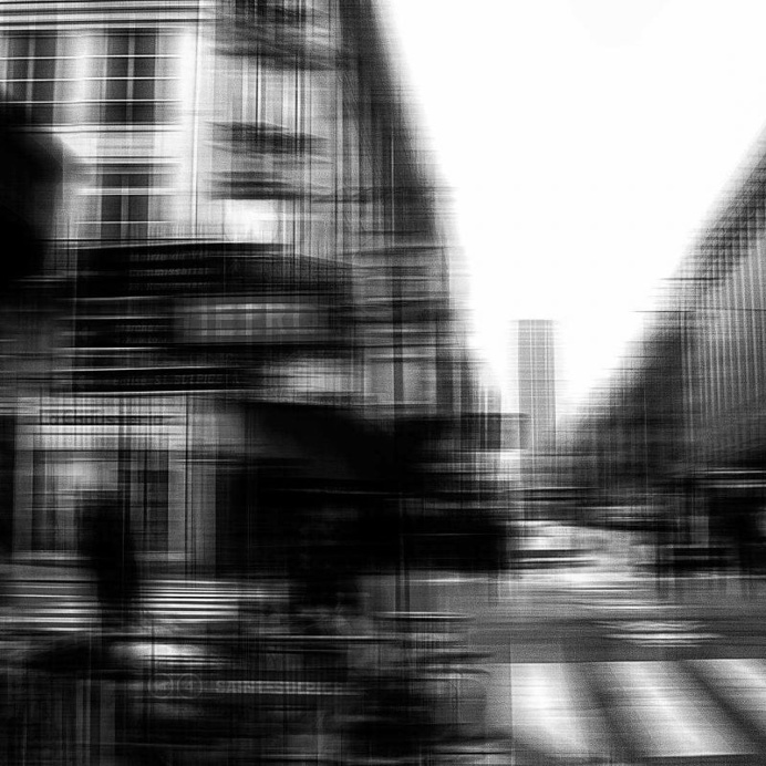 Expressionistic Black and White Architecture Photography by Neda Vent Fischer