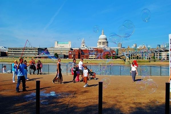 https://www.facebook.com/DavidWalbyPhotography #pauls #bubbles #london #st #kids #thames #children #river
