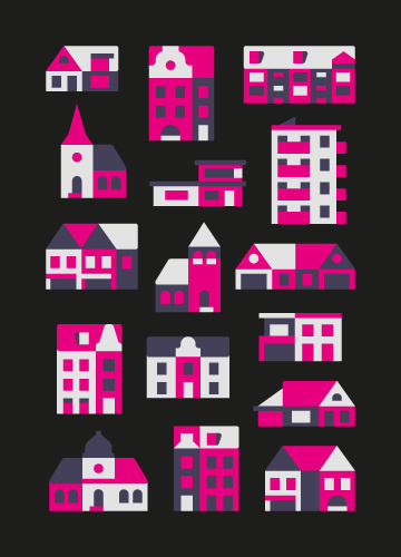Illustration by Timo Meyer #illustration #city #building #iconic #minimal
