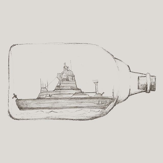 ShippingButton - The #hand #drawn #sketches are used as #navigation #button on the #website. This is the one for #shipping